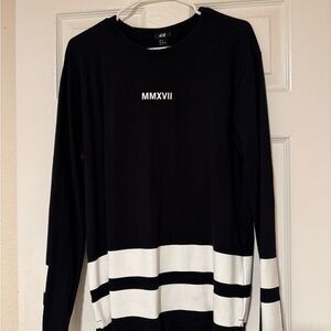 H&M Classic Black Crew Neck Tee